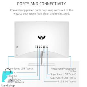 کامپیوتر All in One اچ پی 27 اینچی مدل Pavilion 27 CA2151nh-i7 13700T 32GB 1SSD RTX3050 4GB Touch